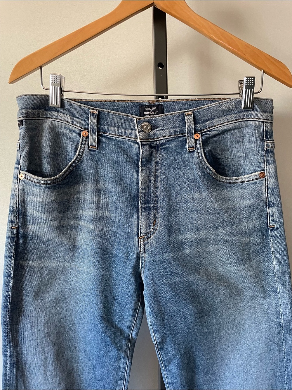 Citizens Of Humanity Chloe Mid Rise Super Flare Denim Jeans Size 31 NWT - Picture 4 of 10